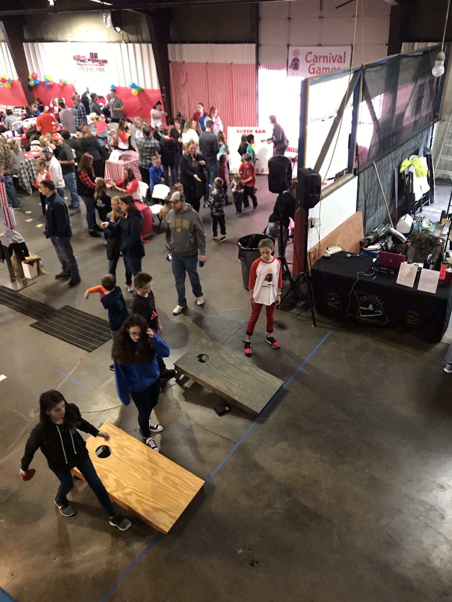 Cornhole tournament and chili cook-off at Fulton Event Center