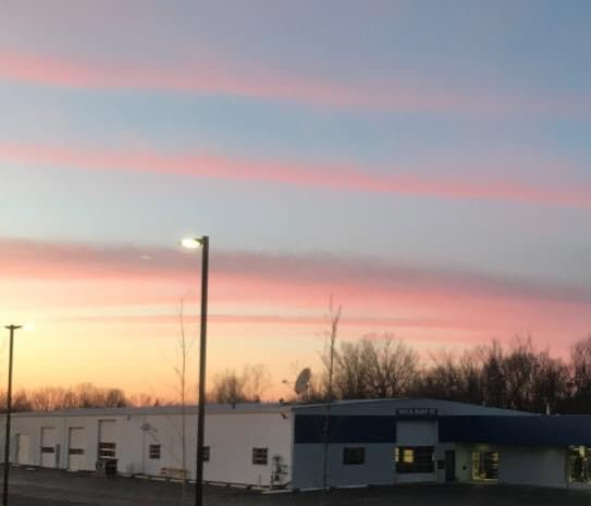 Sunset over the Fulton Event Center