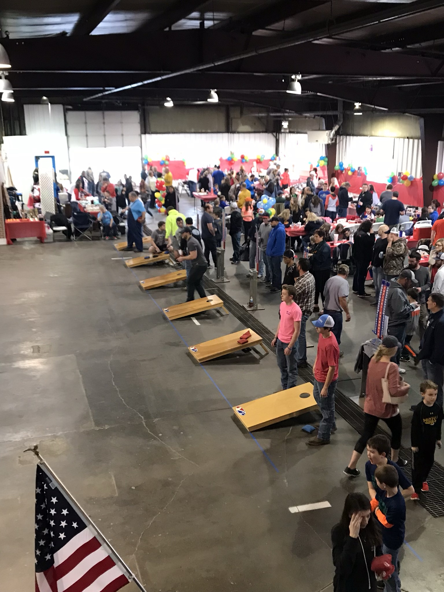Cornhole tournament and chili cook-off at Fulton Event Center